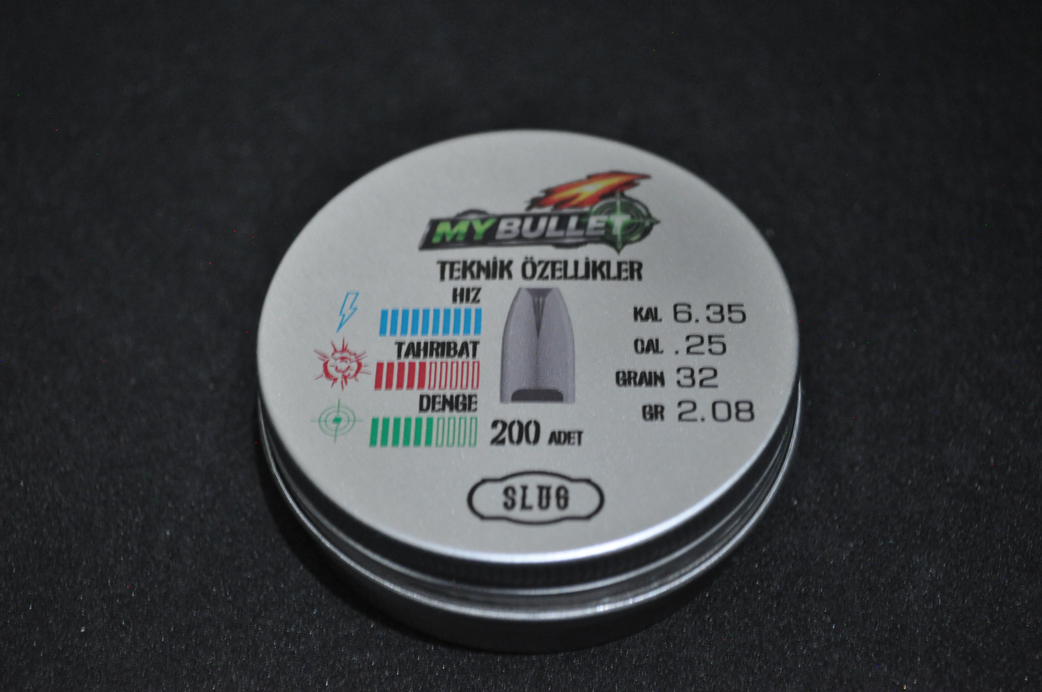 My Bullet 6.35mm 32 Grain Slug Havalı Tüfek Saçması